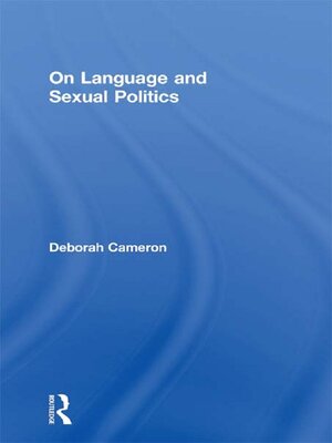 cover image of On Language and Sexual Politics